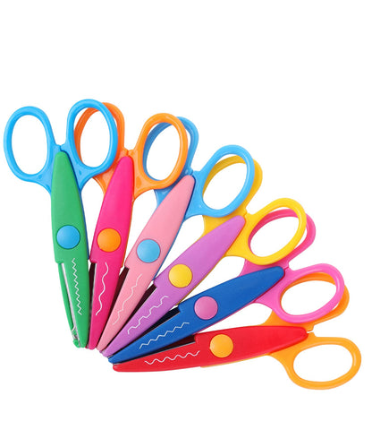 Mr. Pen Craft Scissors - Decorative Edge, 6 Pack, Zig Zag, Scrapbooking, Fancy, Pattern, Design