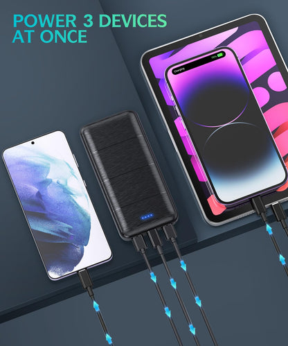 LOVELEDI Portable-Charger-Power-Bank - 2 Pack 15000mAh Dual USB Power Bank Output 5V3.1A Fast Charging Portable Charger Compatible with Smartphones and All USB Devices