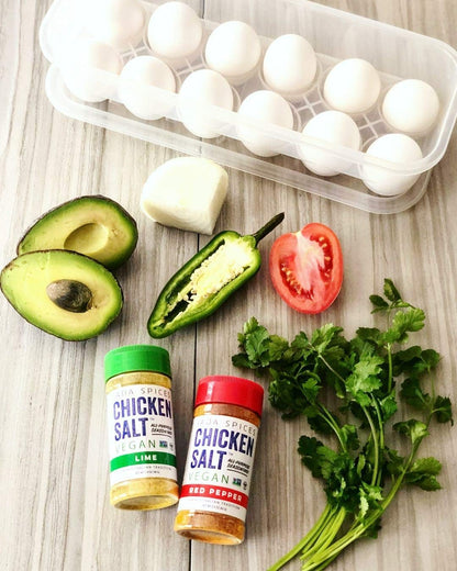 JADA Spices Chicken Salt Spice and Seasoning Set - Pack of 5 Seasonings - Vegan, Keto & Paleo Friendly - Perfect for Cooking, BBQ, Grilling, Rubs, Popcorn and more - Preservative & Additive Free