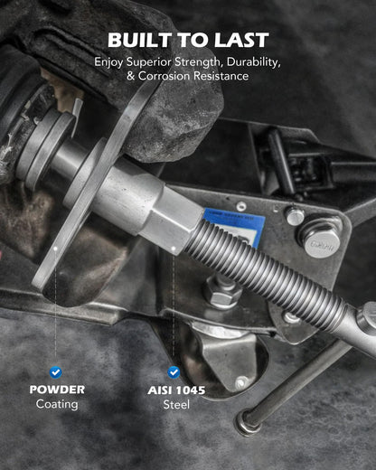 Orion Motor Tech 24pc Brake Caliper Compression Tool Set, Heavy Duty Brake Piston Compressor Tool and Wind Back Tool Kit for Brake Pad Replacement, Universal Disc Brake Caliper Tool Set with Blue Case