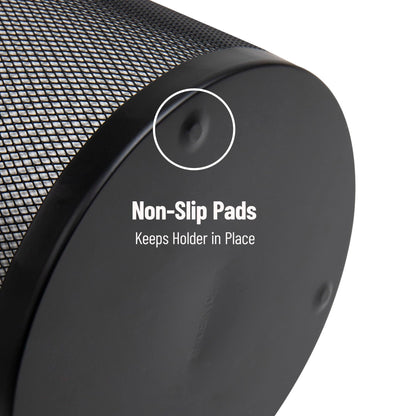 Mind Reader Umbrella Stand, Multi-Purpose Mesh Storage Stand, Organizer for Office and Entryway, Metal Mesh, Black