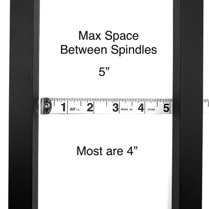 Premium - Heavy Duty - Hold It Mate Multi Use Hook Kit for Vertical Spindled Railings, Hang Flower Baskets Chimes Bird Feeder 15LBS Weight Limit (2 pack)