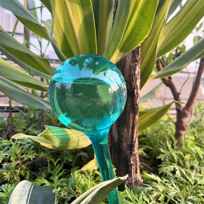 Logresy Plant Watering Stakes, Large 12pcs Flower Automatic Watering Bulbs, Plastic Plant Flower Self Watering Globes, Garden Self Watering Planter Insert for Daily Watering