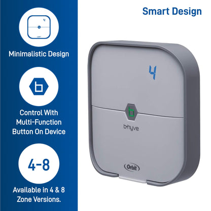Orbit 57915 B-hyve 4-Zone Indoor Smart Sprinkler Controller