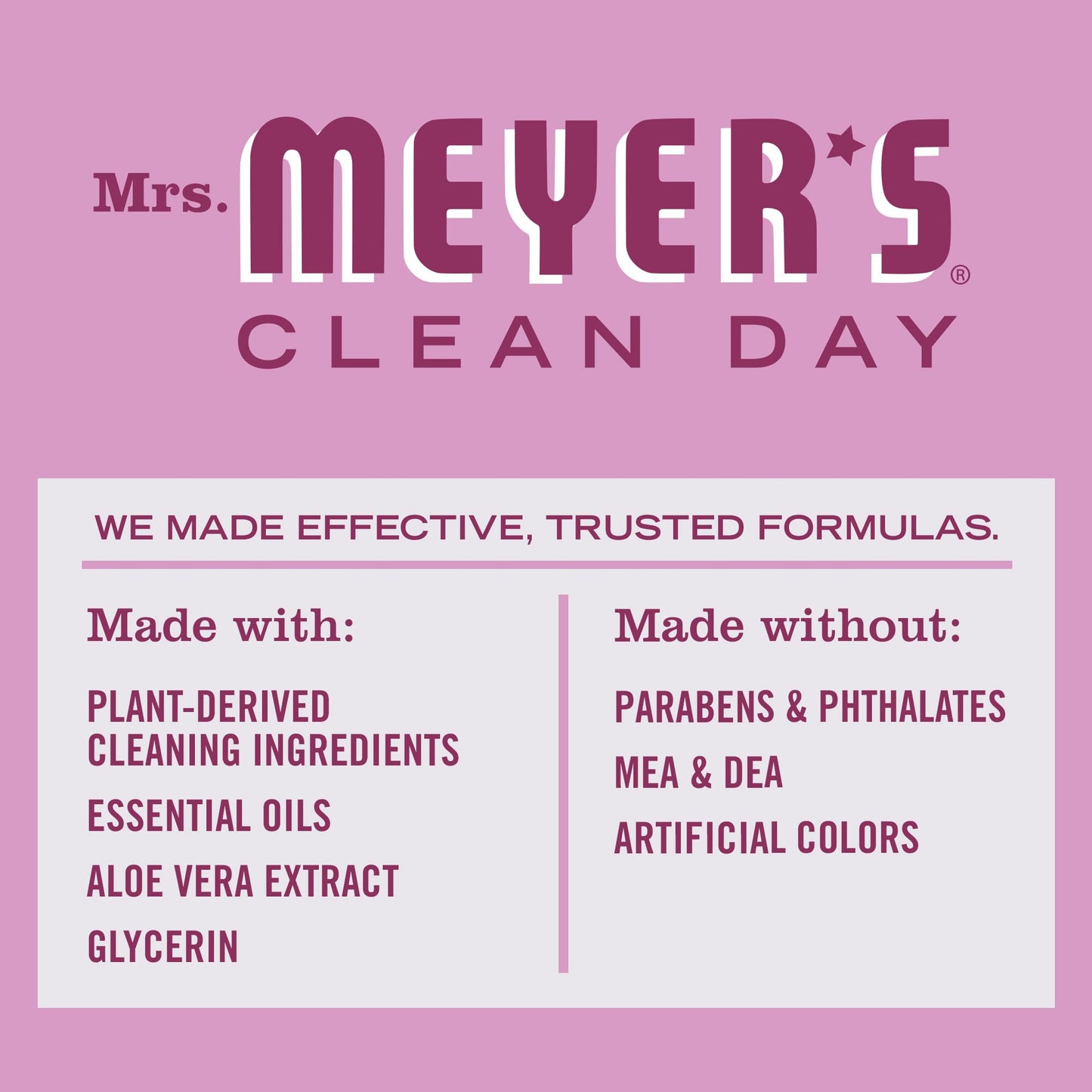 MRS. MEYER'S CLEAN DAY Liquid Dish Soap Refill, Biodegradable Formula, Peony, 48 fl. oz