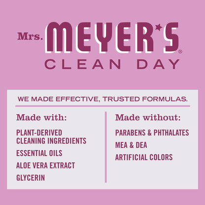MRS. MEYER'S CLEAN DAY Liquid Dish Soap Refill, Biodegradable Formula, Peony, 48 fl. oz