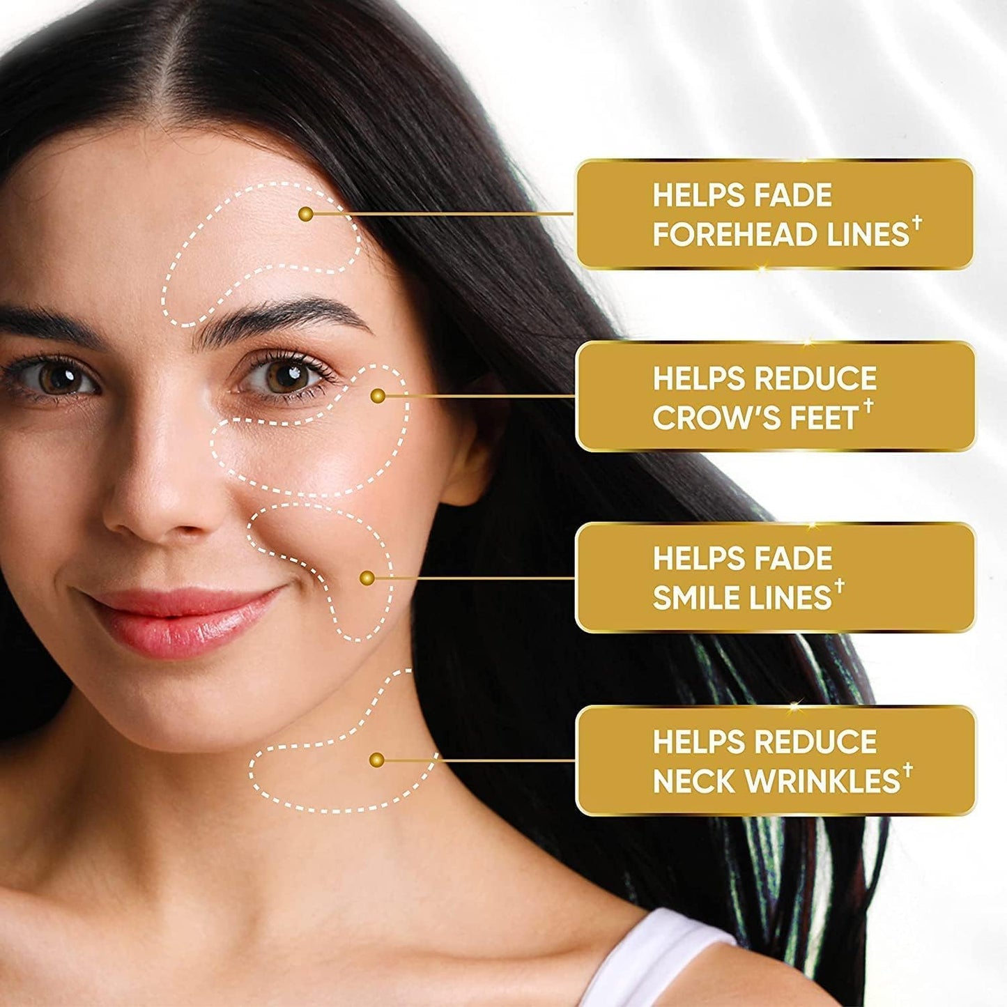 30 Pairs 24K Gold Eye Masks & Lip Masks, Crystal Collagen Gel Under Eye Patches for Puffy Eye, Moisturizing Cooling Skin Care Lip Eyes Patches for Puffiness and Dark Circles