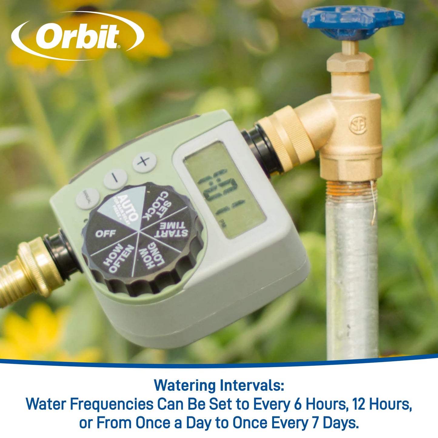 Orbit 62056 One Outlet Single-Dial Hose Faucet Timer