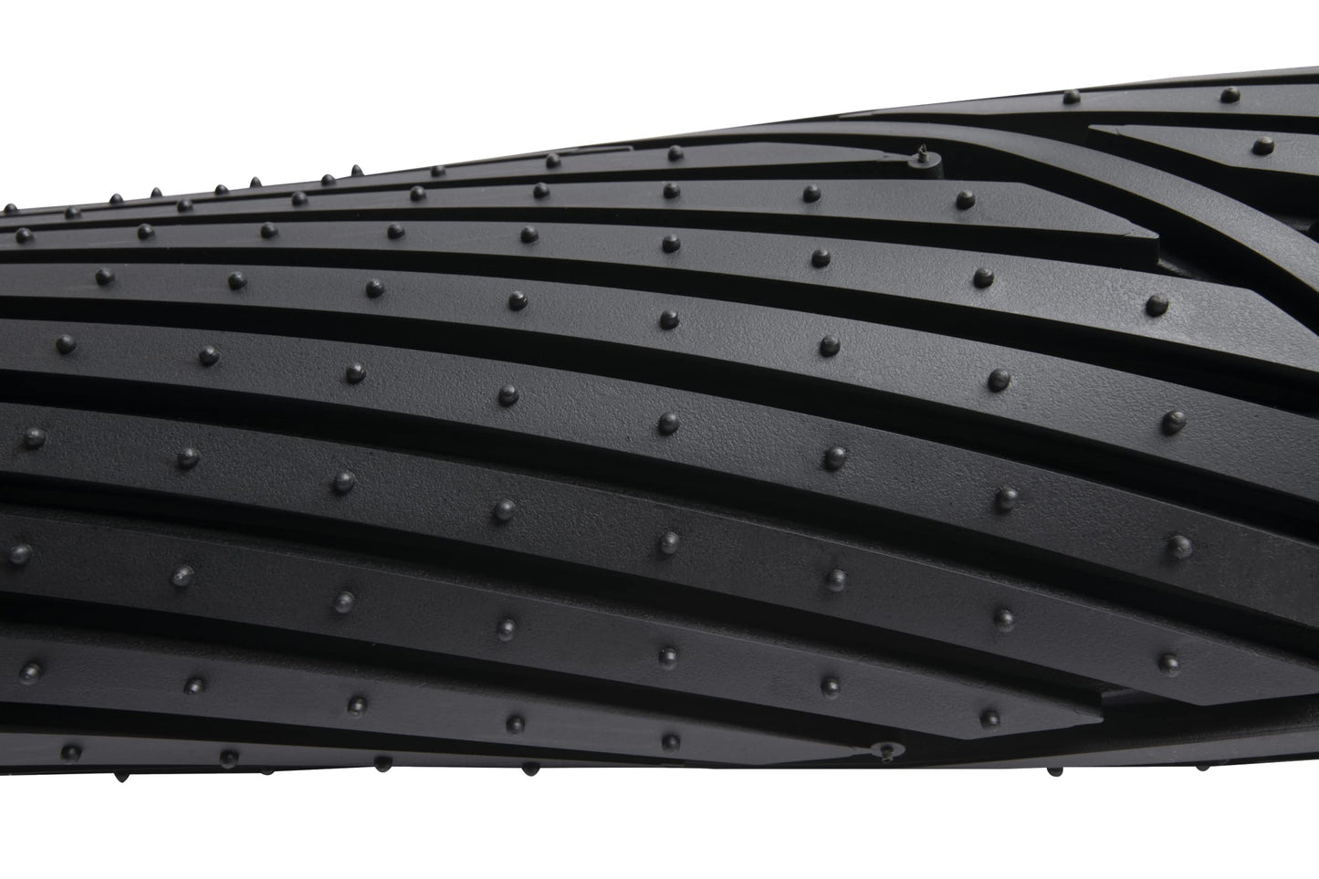 Amazon Basics Heavy Duty Car Floor Mat, PVC Faux Rubber, with Carpet Backing, Universal Deluxe All-Weather Trim to Fit for 95% Automotive SUV Sedans Trucks, 4-Piece, Solid Black