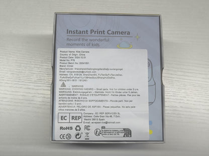 Kids Instant Digital Cameras for Boys and Girls, 1080P HD Dual-Lens Selfie Digital Camera with Print Paper & 32G Card, Christmas Birthday Gifts Toys for Toddler and Teenagers Age 3-16 Years Old