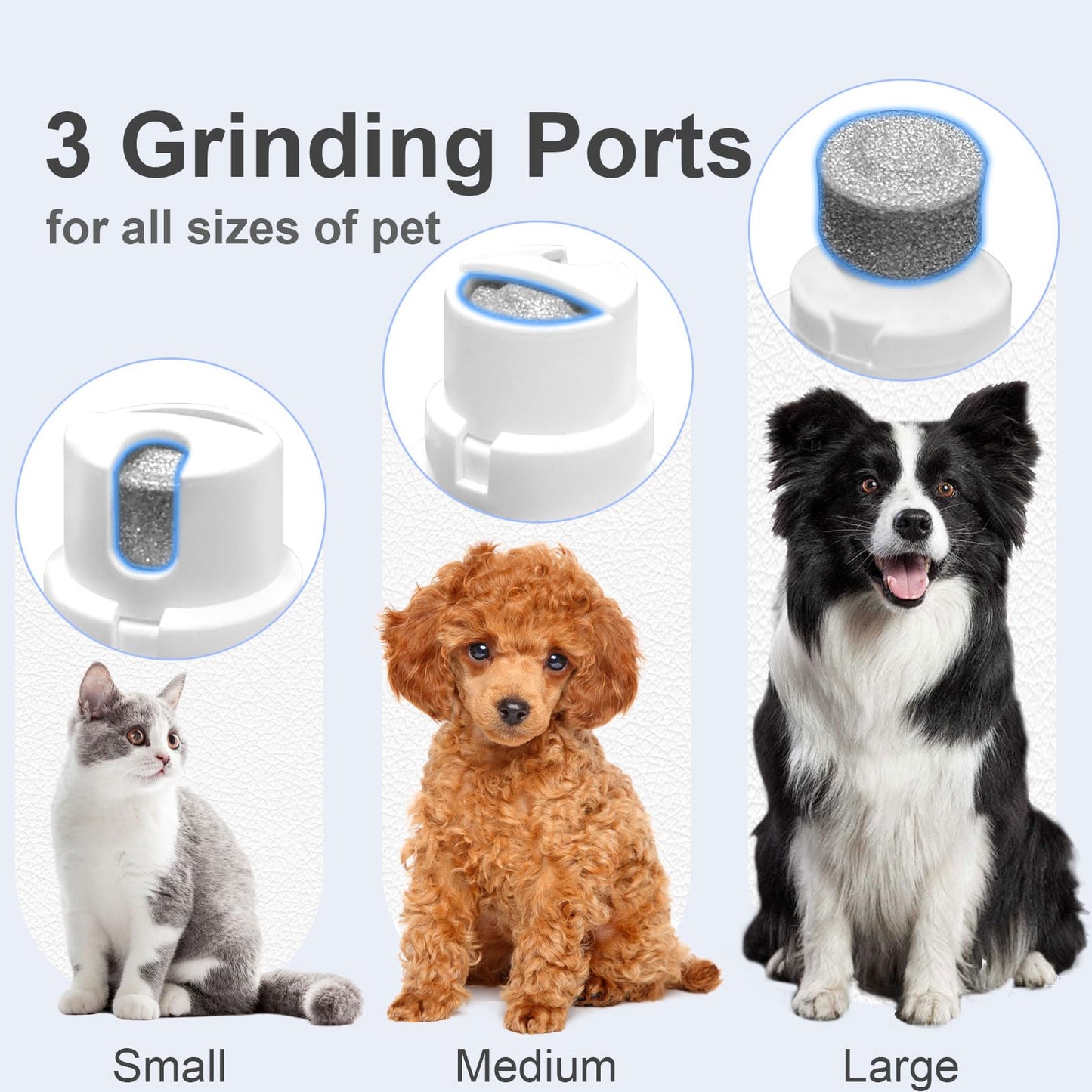 KIKETECH Quiet Dog Grooming Clippers - 4 in 1 Professional Dog Hair Clippers for Small Cats Dogs Pets, Rechargeable Cordless Pet Trimmer for Grooming, PinkRose