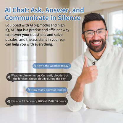 AI Translator Smart Glasses for Men Women, Bluetooth Audio Sunglasses with Photochromic Lenses, Voice Assistant, Open Ear Lighweight Eyeware, Real-Time Translation, Supports 160+ Languages (Silver)