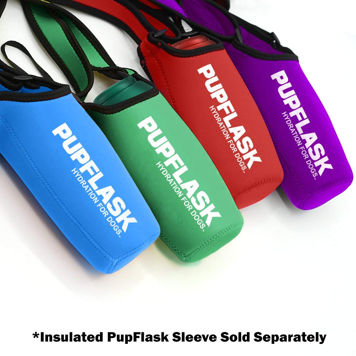 PupFlask Large Dog Water Bottle | 27 or 40 OZ Stainless Steel | Convenient Dog Drink Dispenser | Puppy Travel Water Bowl | Portable Pet Hydration Bottle | Leak Proof | Perfect Size for All Breeds