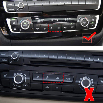 Jaronx for BMW A/C Climate Control Panel Fan Speed Button Replacement,fit for BMW 1' F20/F21,2' F22/F23,3' F30/F31/F34/F35,4' F32/F33/F36 (1 PCS)