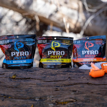 Phone Skope PYRO Putty Winter, Summer, Eco Blend, Emergency Survival Fire Starter (2 oz - One Can, Ultra-LITE 30°F - 100°F)