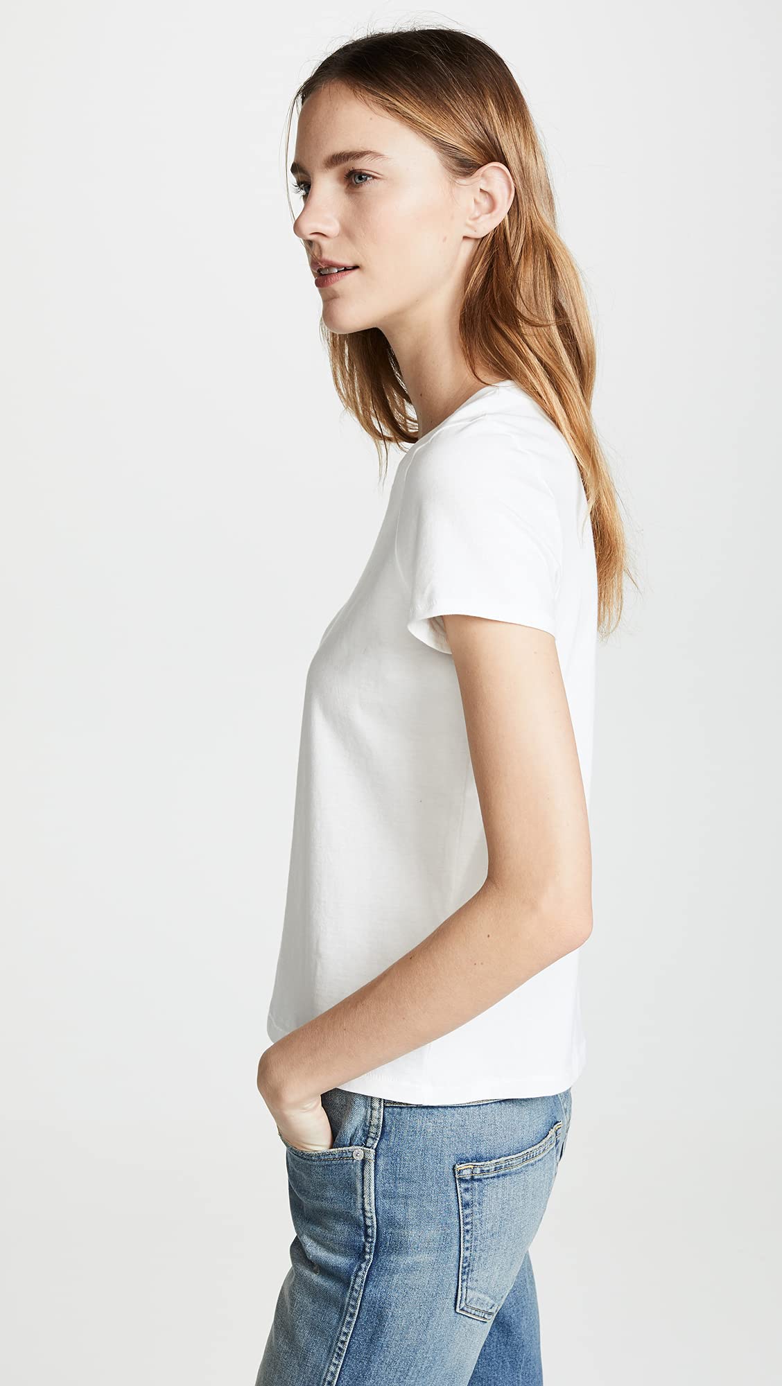 Madewell Women's Northside Vintage Tee, White Wash