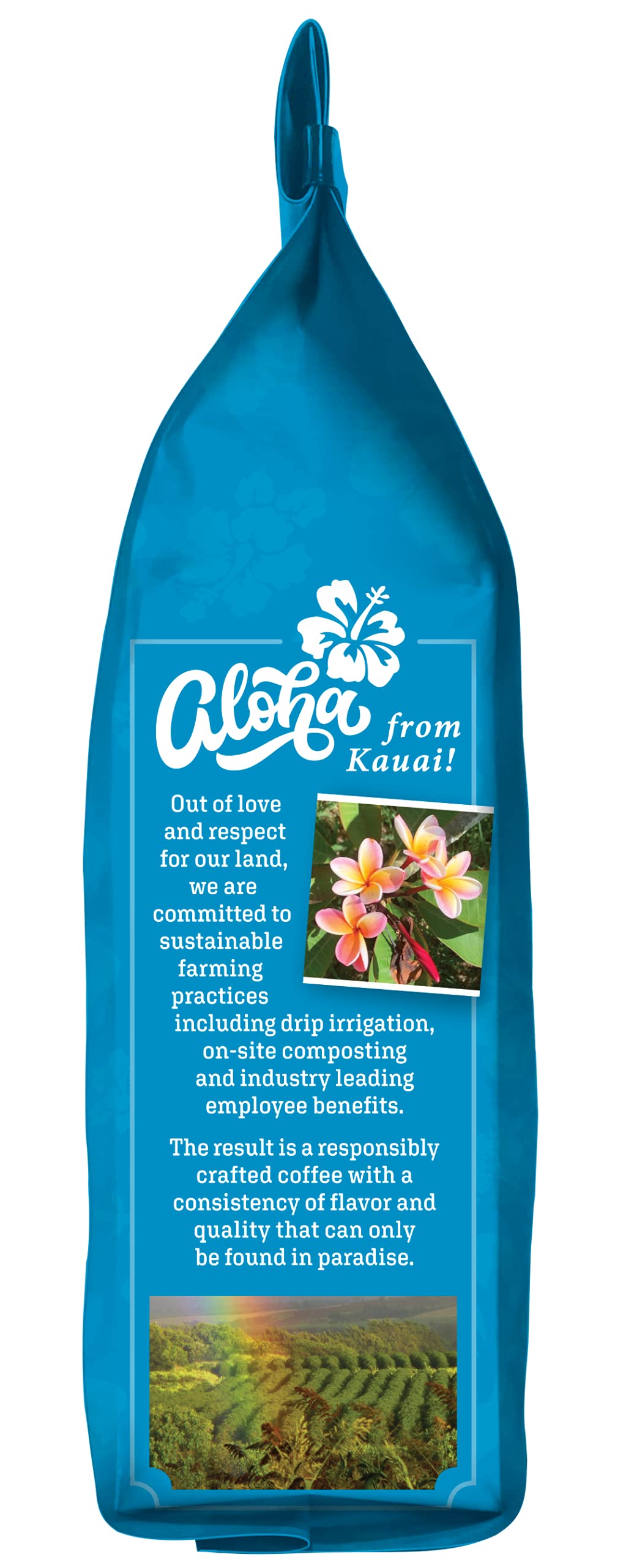 Kauai Coffee Koloa Estate Medium Roast - Whole Bean Coffee, 10 oz Package