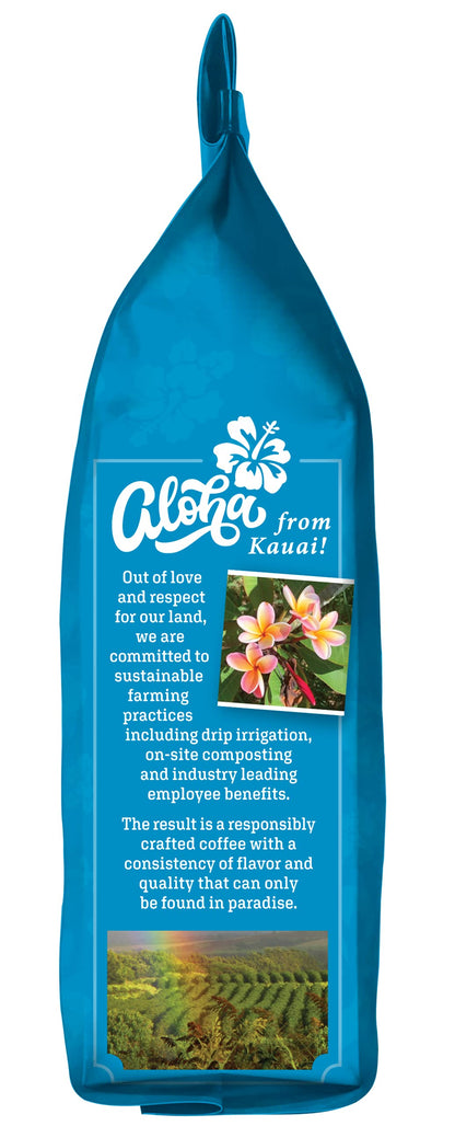 Kauai Coffee Koloa Estate Medium Roast - Whole Bean Coffee, 10 oz Package