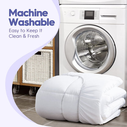 ABENE King Size Mattress Topper for Back Pain Relief, Extra Thick Mattress Pad Pillowtop, Soft Plush Mattress Cover Bed Topper with Deep Pocket, Overfilled Down Alternative Filling, White