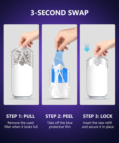 16 Pack Refill Cartridges, 2025 Upgraded High-Stick Refills, Compatible with Indoor Light M364 & Max, Easy to Replace