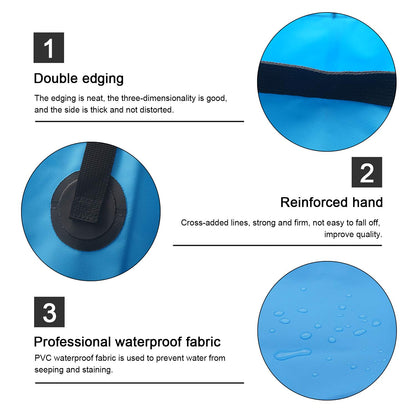 Collapsible Bucket, Esthesia 5 Gallon Portable Folding Water Portable Collapsible Wash Basin Folding Bucket Water Container Fishing Bucket for Travelling Camping Hiking Fishing Gardening
