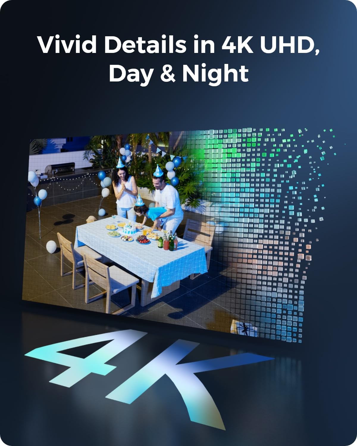 REOLINK 4K Solar Security Camera Outdoor, Encrypted Local Storage Camera System, 360° Pan Tilt, Smart Detection, No Monthly Fee, Home Hub with 4X PT Ultra + Solar Panel