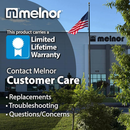 Melnor 65133AMZ XT Turbo Oscillating Sprinkler W/Timer, 4,500 sq. ft., Quick Connect Bundle, 2-Way Adjustable, Black, Yellow