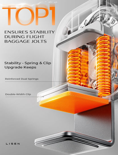 LISEN Airplane Travel Europe Vacation Essentials Phone Holder Gadgets Long Flight Must Have Toddler Mini Travels Essentials Kids Women for MagSafe Travel Accessories Cruise Essentials Camera Mounts