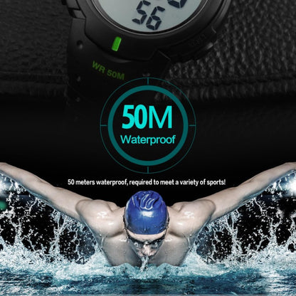 Mens Digital Waterproof Sports Watch LED Screen Large Face Military Watches for Men Casual Luminous Stopwatch Alarm Simple Army Watch