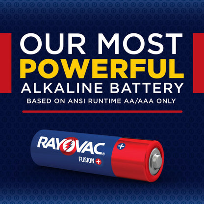 Rayovac Fusion AA Batteries (30 Pack), Double A Alkaline Batteries