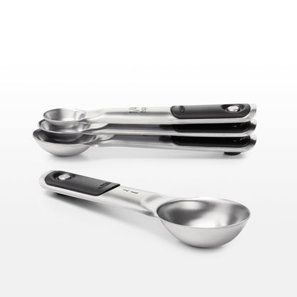 OXO Good Grips Stainless Steel Measuring Cups and Spoons 8-Piece Set, 4 Cups and 4 Spoons