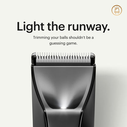 MANSCAPED® The Lawn Mower® 4.0, Electric Groin Hair Trimmer, Replaceable SkinSafe® Ceramic Blade Heads, Waterproof Wet/Dry Clippers, Rechargeable, Wireless Charging, Male Hygiene Grooming Razor