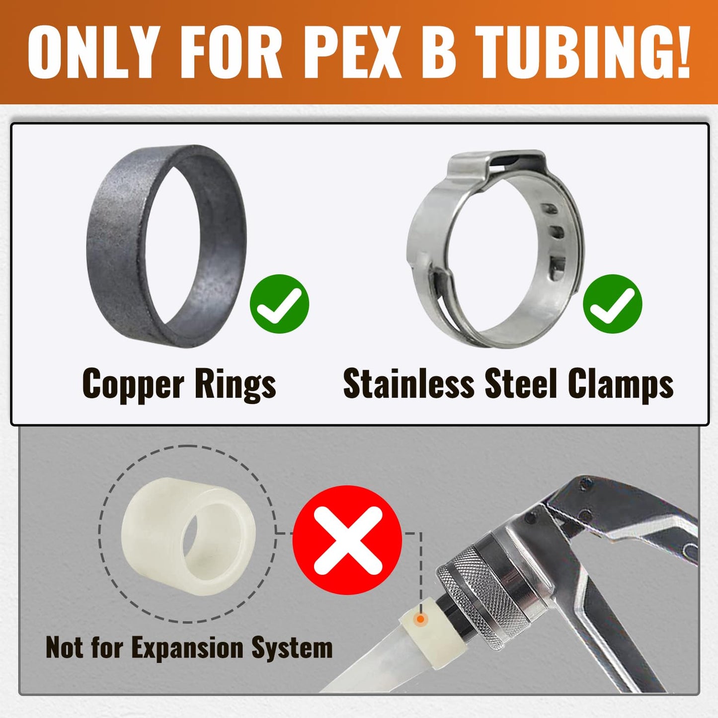 Pex Fittings 1/2 Inch, 36 PCS SUNGATOR 1/2 Inch Pex Fittings Set, 12 Each PEX Elbow Tee Coupling, 1/2" Pex Fittings For Pex Pipe, No Lead Brass, ASTM F1807