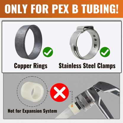 Pex Fittings 1/2 Inch, 36 PCS SUNGATOR 1/2 Inch Pex Fittings Set, 12 Each PEX Elbow Tee Coupling, 1/2" Pex Fittings For Pex Pipe, No Lead Brass, ASTM F1807