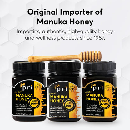 P.R.I Manuka Honey Nuggets, Sweet and All Natural Hard Candy Treat, 3oz