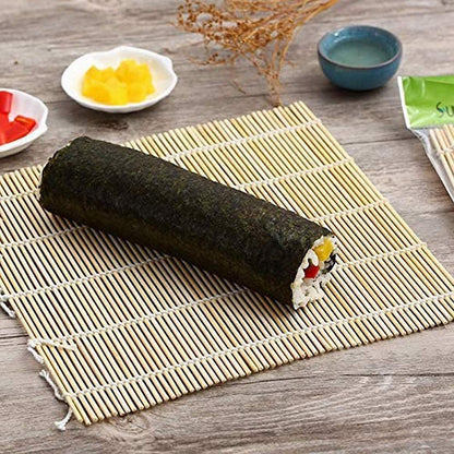 JapanBargain, Pack of 10 Large Bamboo Sushi Mats Sushi Roller Rolling Mats Sushi Maker, 10.5-inch Square