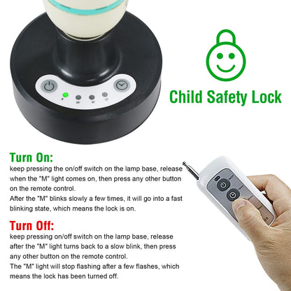 36Watts UV Sanitizer Lamp with Remote Control Powerful Ozone UVC Light with E26 Base for Basement/Bedroom/Kitchen/Office/Storehouse/Car, 3-Gear Timer 110V with Ozone-– Perfect Father's Day Gifts