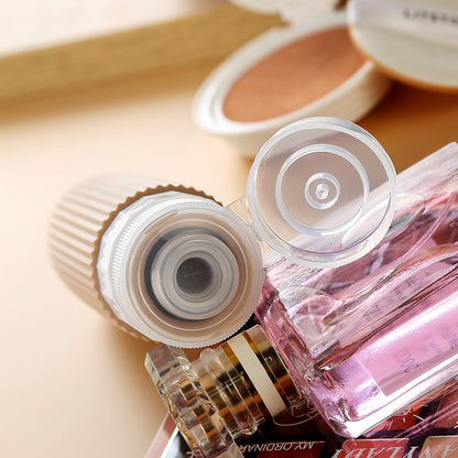 Mrsdry Travel Bottles for Toiletries, Tsa Approved 3oz Portable Travel Bottles, BPA Free Leak Proof Squeezable Silicone Travel Size Containers, Travel Accessories with Clear Toiletry Bag (4 Pack)