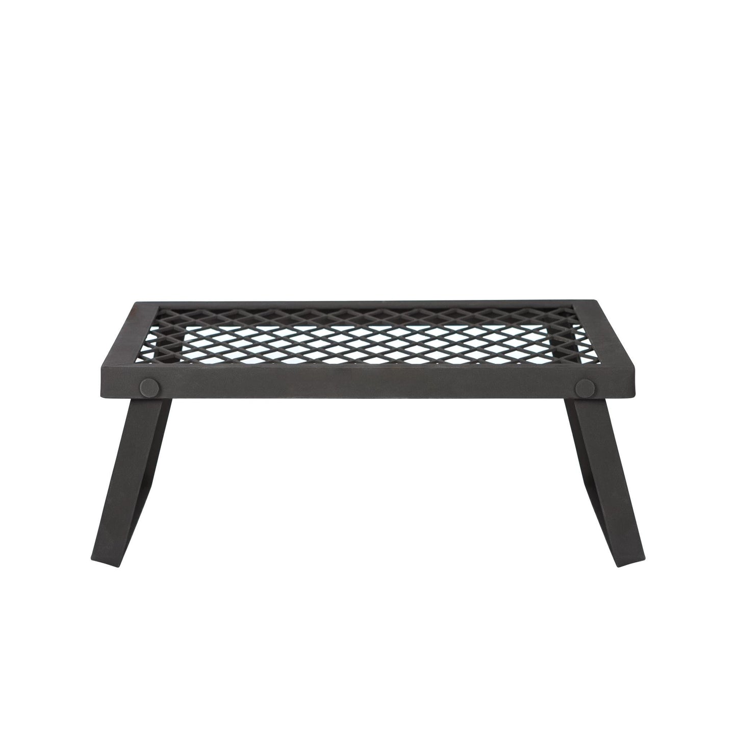 Amazon Basics Heavy-Duty Portable Camping Grill Grate for Campfire Cooking, Black
