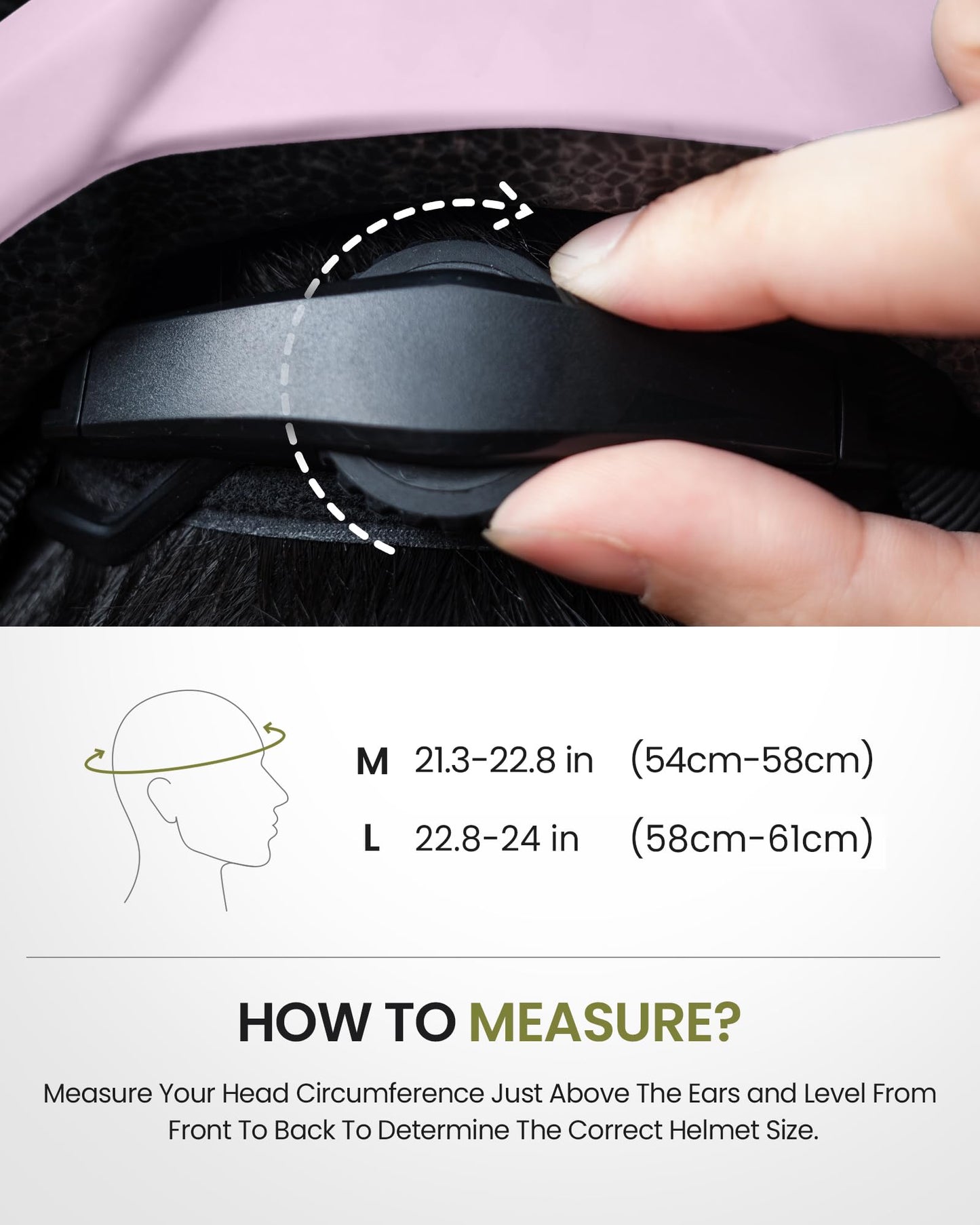 OutdoorMaster Helmets for Adults - Mountain & Road Bike Helmet with Rechargeable Safety Light, Detachable Goggles and Sun Visor - Easy to Adjust, Breathable, Lightweight - Large