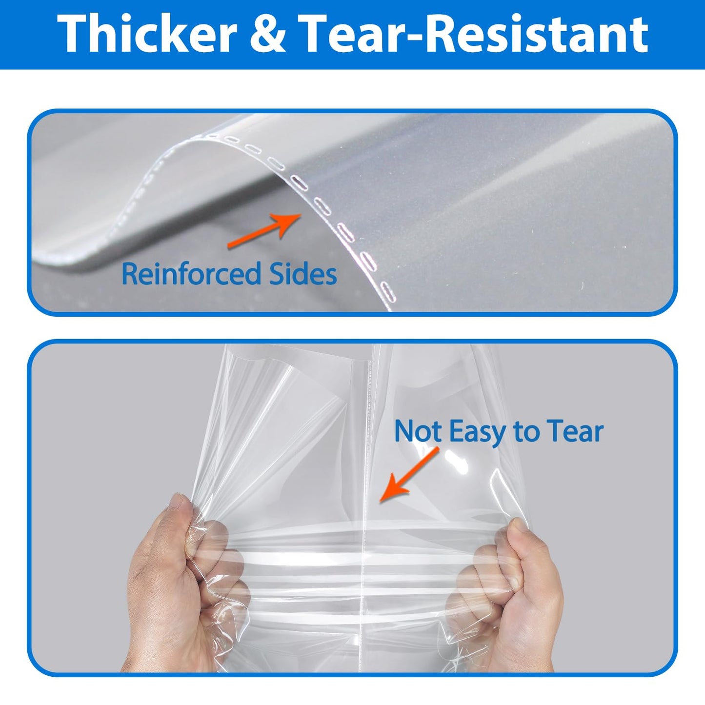 PigPotParty 9"x12" Self-Sealing Clear Cellophane T-Shirt Bags with Adhesive, 100 Pack Plastic Cello Packaging for Clothes, Gifts, Magazines, A4, Envelope, Letter & Small Business Use