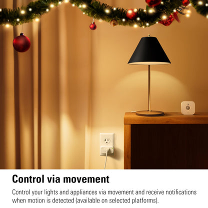 Eve Motion (Matter) - Smart Motion Sensor with Light Sensor, IPX3 Water Resistance, Automatic Activation of Lights and Devices, Thread
