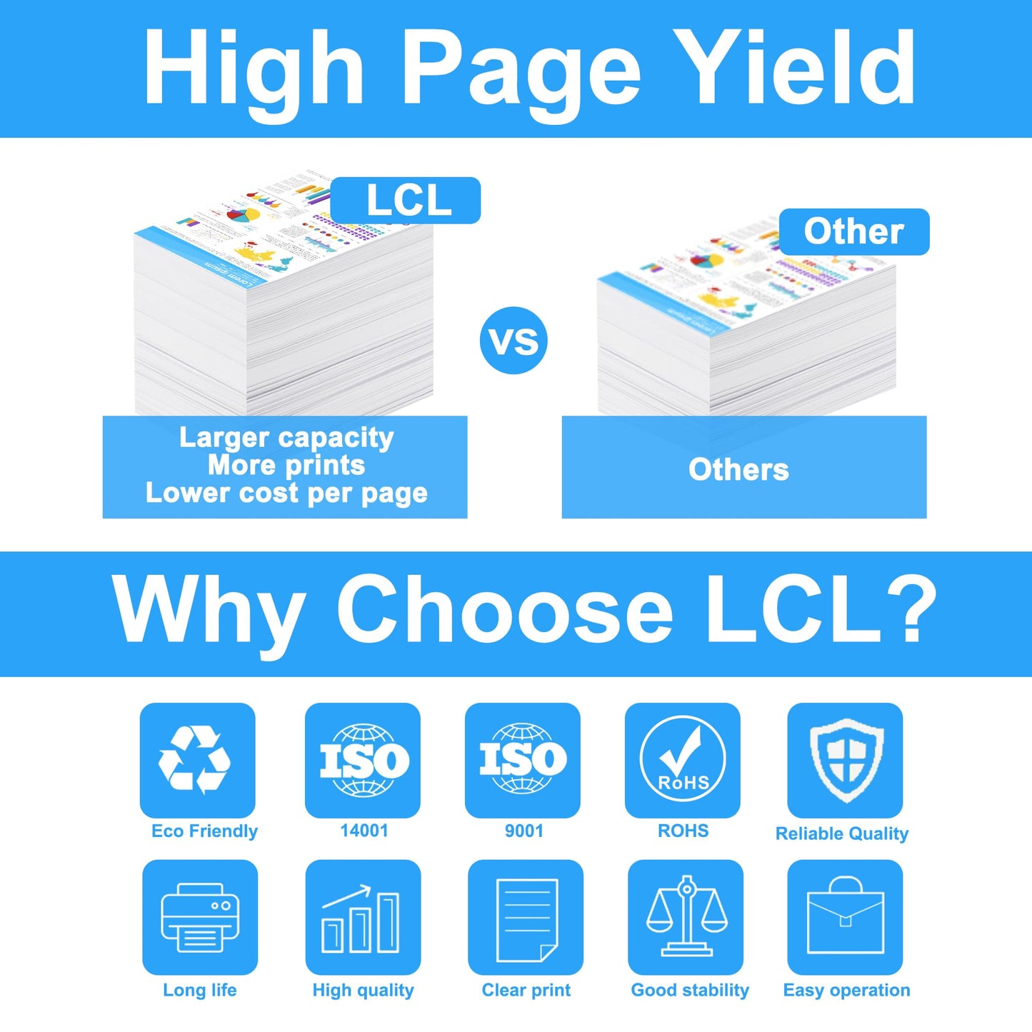 LCL Remanufactured Toner Cartridge Replacement for HP CE310A 126A Laserjet Pro CP1020 CP1025 CP1025nw Laserjet 100 Color MFP M175 M175nw M175a M175n M175w Pro 200 M275nw M275 (1-Pack Black)