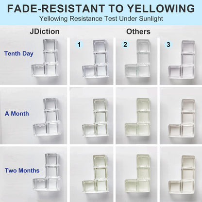 JDiction UV Resin, 500g Upgrade Ultraviolet Epoxy Resin Crystal Clear Hard Glue Solar Cure Sunlight Activated Resin Kit for Handmade Jewelry, DIY Craft Decoration, Casting and Coating