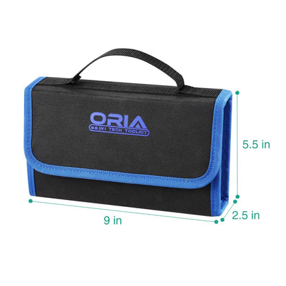 ORIA Precision Screwdriver Set, 86 in 1 Screwdriver Repair Tool Kit, Screwdriver Kit with Portable Bag for Game Console, Tablet, PC, Smartphone, Other Electronics, Blue