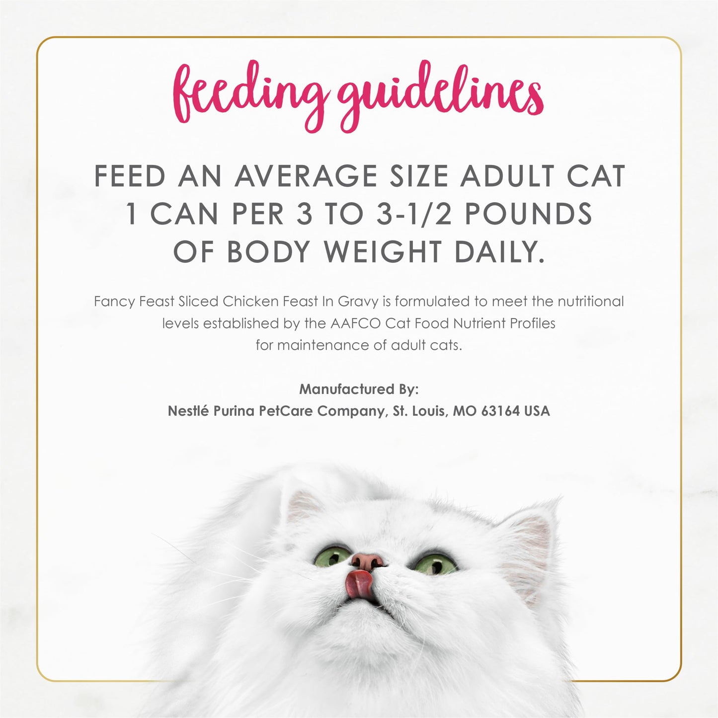 Purina Fancy Feast Sliced Chicken Feast Wet Cat Food in Gravy - (Pack of 24) 3 oz. Cans