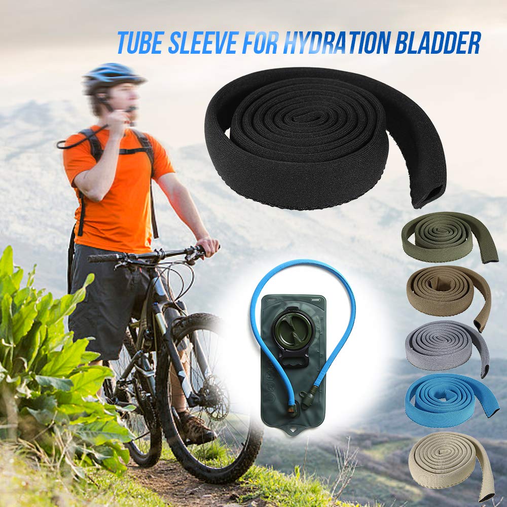 Lixada Water Bladder Tube Cover Hydration Tube Sleeve Insulation Hose Cover Thermal Drink Tube Sleeve Cover