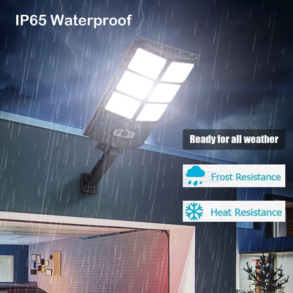 150W Solar Lights Outdoor, 8000LM Led Flood Light Motion Sensor with Remote Control, 3 Modes Solar Street Light Outdoor for Yard, Garden, Path, Parking lot - IP65 Waterproof