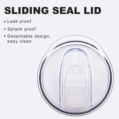 koodee Tumbler with Lids and Straws-12 oz Skinny Tumbler Stainless Steel Double Wall Vacuum Insulated Water Cup Spill Proof, BPA Free (Canyon Red-Sky Blue)