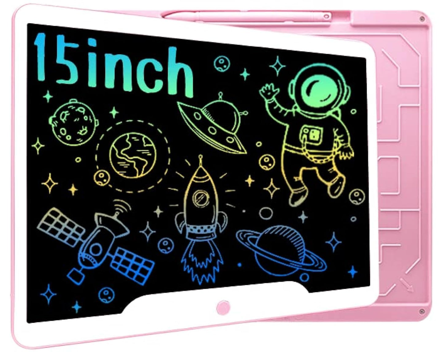 Richgv LCD Writing Tablet 15 Inch Electronic Graphics Tablets Doodle Pads Digital Ewriter, Portable Drawing Board for Kids and Adults at Home, School Office Business Handwriting Pad